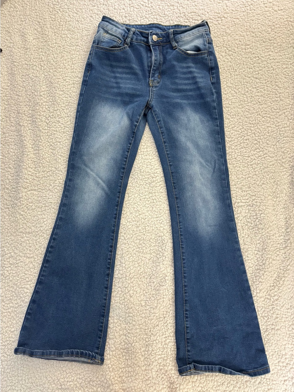 Classic Women's Blue Flare Jeans